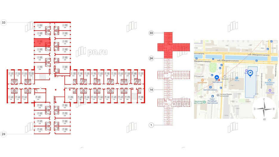 Апартаменты в ЖК Апарт-отель Well , студия, 27.04 м², 9 этаж